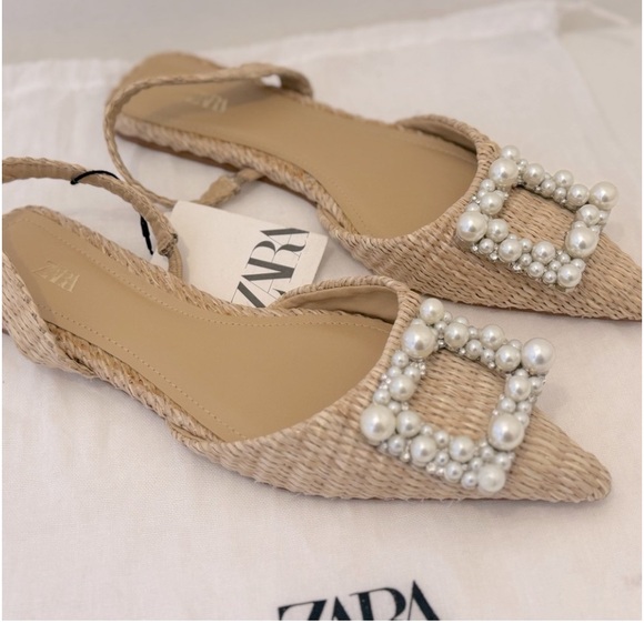 Zara shoes with pearls embellished - Picture 3 of 3